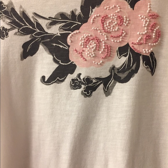 I.N.C. Cute Cap/Sleeve Tee - Picture 2 of 3